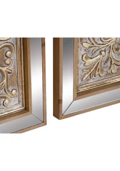Promo 🎁 Glam Metal Wall Decor - Set of 3 by Monroe Lane ⭐ -Monroe Lane Sales Belk 4317