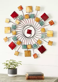 Cheapest 🔔 Modern Metal Wall Decor by Monroe Lane 😍 -Monroe Lane Sales Belk 4328