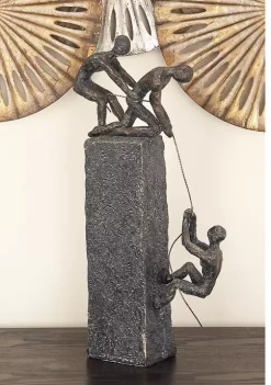 Deals 💯 Industrial Polystone Sculpture by Monroe Lane 🌟