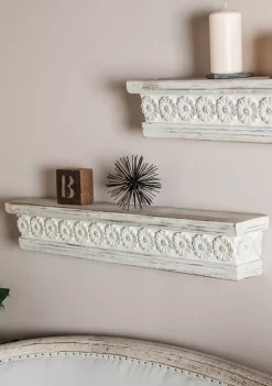 Wholesale β Vintage Wood Wall Shelf by Monroe Lane β¨