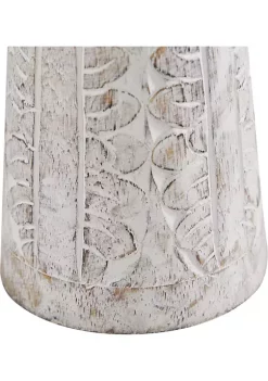 Budget 👏 Coastal Wood Candle Holder - Set of 3 by Monroe Lane 😀 -Monroe Lane Sales Belk 4354