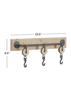 Best deal ❤️ Industrial Wood Wall Hook by Monroe Lane 😍 -Monroe Lane Sales Belk 4361