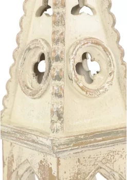 Outlet 🔔 Vintage Wood Candle Lantern by Monroe Lane ⭐ -Monroe Lane Sales Belk 4365