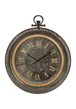 Best reviews of 😉 Farmhouse Metal Wall Clock by Monroe Lane ❤️ -Monroe Lane Sales Belk 4374