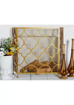 Cheapest 🔔 Contemporary Metal Fireplace Screen by Monroe Lane 🔥 -Monroe Lane Sales Belk 443