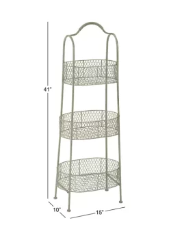 Flash Sale 🎉 Farmhouse Metal Storage Cart by Monroe Lane 🎉 -Monroe Lane Sales Belk 4434