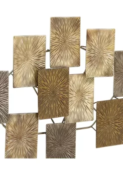 Cheapest 🎉 Contemporary Metal Wall Decor by Monroe Lane 👍 -Monroe Lane Sales Belk 4439