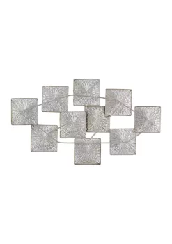 Cheapest 🎉 Contemporary Metal Wall Decor by Monroe Lane 👍 -Monroe Lane Sales Belk 4441