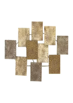 Cheapest 🎉 Contemporary Metal Wall Decor by Monroe Lane 👍 -Monroe Lane Sales Belk 4442