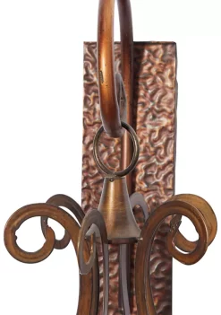 Coupon ⌛ Rustic Metal Wall Sconce by Monroe Lane ✔️ -Monroe Lane Sales Belk 4468