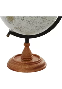 Outlet 🔥 Traditional Mango Wood Globe by Monroe Lane 🔥 -Monroe Lane Sales Belk 4474