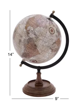 Outlet 🔥 Traditional Mango Wood Globe by Monroe Lane 🔥 -Monroe Lane Sales Belk 4475