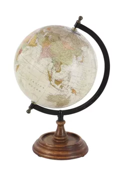 Outlet 🔥 Traditional Mango Wood Globe by Monroe Lane 🔥 -Monroe Lane Sales Belk 4476