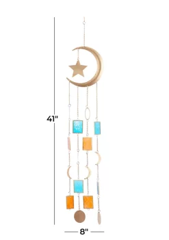 Coupon 🔥 Contemporary Metal Windchime by Monroe Lane 🧨 -Monroe Lane Sales Belk 4497