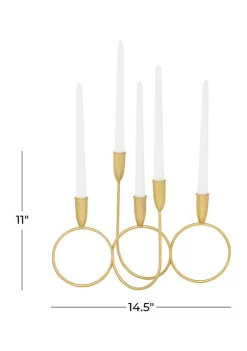 Best reviews of 🔥 Contemporary Metal Candelabra by Monroe Lane 👏 -Monroe Lane Sales Belk 4517