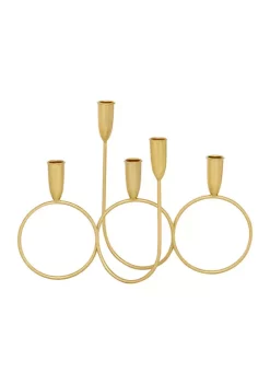 Best reviews of 🔥 Contemporary Metal Candelabra by Monroe Lane 👏 -Monroe Lane Sales Belk 4518