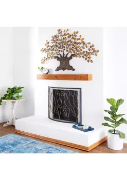Coupon 🔔 Eclectic Metal Fireplace Screen by Monroe Lane 🔔