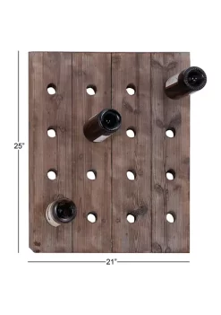 Top 10 ⌛ Rustic Wood Wall Wine Rack by Monroe Lane 🧨 -Monroe Lane Sales Belk 4540