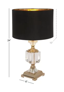 Discount 🔥 Glam Crystal Table Lamp by Monroe Lane ❤️ -Monroe Lane Sales Belk 4577