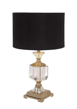 Discount 🔥 Glam Crystal Table Lamp by Monroe Lane ❤️ -Monroe Lane Sales Belk 4578