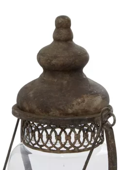 Flash Sale 😉 Rustic Metal Candle Lantern by Monroe Lane 🤩 -Monroe Lane Sales Belk 461