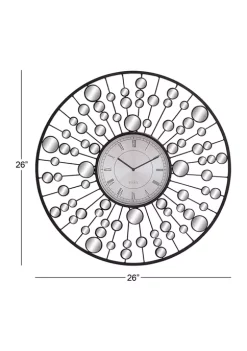 Cheapest 👏 Glam Metal Wall Clock by Monroe Lane 😍 -Monroe Lane Sales Belk 4615