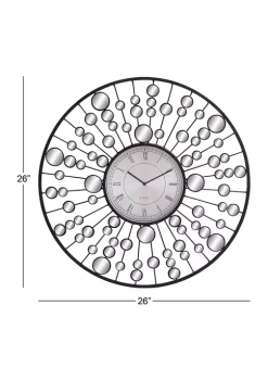 Cheapest 👏 Glam Metal Wall Clock by Monroe Lane 😍 -Monroe Lane Sales Belk 4616