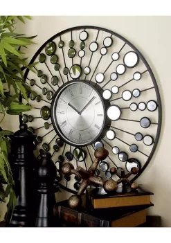 Cheapest 👏 Glam Metal Wall Clock by Monroe Lane 😍 -Monroe Lane Sales Belk 4618