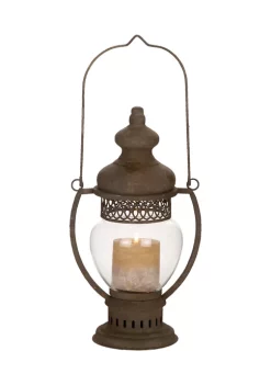 Flash Sale 😉 Rustic Metal Candle Lantern by Monroe Lane 🤩 -Monroe Lane Sales Belk 462
