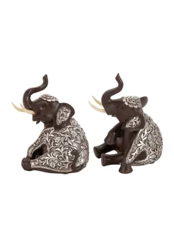 Best deal 🎉 Eclectic Polystone Sculpture - Set of 2 by Monroe Lane ✔️ -Monroe Lane Sales Belk 4629