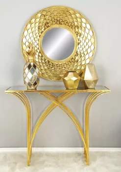 Outlet ⌛ Modern Metal Console Table by Monroe Lane 💯