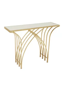 Outlet ⌛ Modern Metal Console Table by Monroe Lane 💯 -Monroe Lane Sales Belk 4634