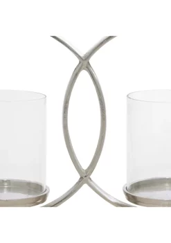 Flash Sale 🧨 Contemporary Aluminum Candelabra by Monroe Lane ⌛ -Monroe Lane Sales Belk 4670