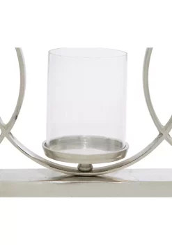 Flash Sale 🧨 Contemporary Aluminum Candelabra by Monroe Lane ⌛ -Monroe Lane Sales Belk 4671
