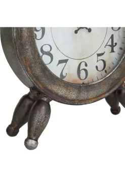 Hot Sale 🔥 Vintage Metal Clock by Monroe Lane 🧨 -Monroe Lane Sales Belk 4676