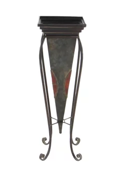 Outlet 👏 Rustic Metal Planter - Set of 2 by Monroe Lane 😉 -Monroe Lane Sales Belk 4771