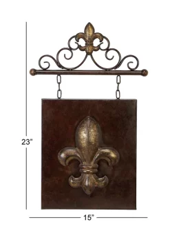 Hot Sale 🧨 Traditional Metal Wall Decor by Monroe Lane ❤️ -Monroe Lane Sales Belk 4800