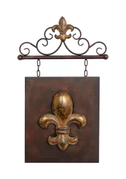 Hot Sale 🧨 Traditional Metal Wall Decor by Monroe Lane ❤️ -Monroe Lane Sales Belk 4801