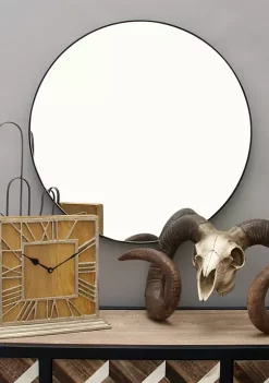 Budget 😍 Contemporary Wood Wall Mirror by Monroe Lane 🔥