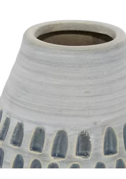 Flash Sale ⌛ Contemporary Ceramic Vase - Set of 2 by Monroe Lane 🎉 -Monroe Lane Sales Belk 4841