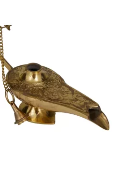 Buy ✔️ Eclectic Metal Aladdin Lamp by Monroe Lane 🔥 -Monroe Lane Sales Belk 4853