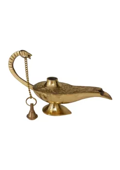 Buy ✔️ Eclectic Metal Aladdin Lamp by Monroe Lane 🔥 -Monroe Lane Sales Belk 4855