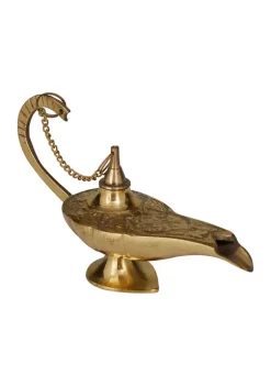 Buy ✔️ Eclectic Metal Aladdin Lamp by Monroe Lane 🔥 -Monroe Lane Sales Belk 4856