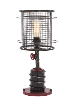 Hot Sale 🎉 Industrial Metal Accent Lamp - Set of 2 by Monroe Lane 🛒 -Monroe Lane Sales Belk 4879