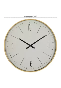 Deals 🌟 Contemporary Glass Wall Clock by Monroe Lane 🌟 -Monroe Lane Sales Belk 4897