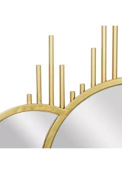 Brand new 💯 Contemporary Metal Wall Mirror by Monroe Lane 😉 -Monroe Lane Sales Belk 4942