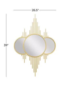 Brand new 💯 Contemporary Metal Wall Mirror by Monroe Lane 😉 -Monroe Lane Sales Belk 4943