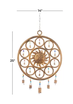 Flash Sale 🌟 Eclectic Metal Windchime by Monroe Lane 🛒 -Monroe Lane Sales Belk 4980