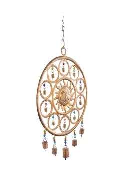 Flash Sale 🌟 Eclectic Metal Windchime by Monroe Lane 🛒 -Monroe Lane Sales Belk 4981