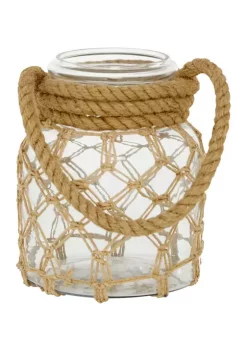 Best deal 💯 Coastal Glass Candle Lantern by Monroe Lane ⭐ -Monroe Lane Sales Belk 5014